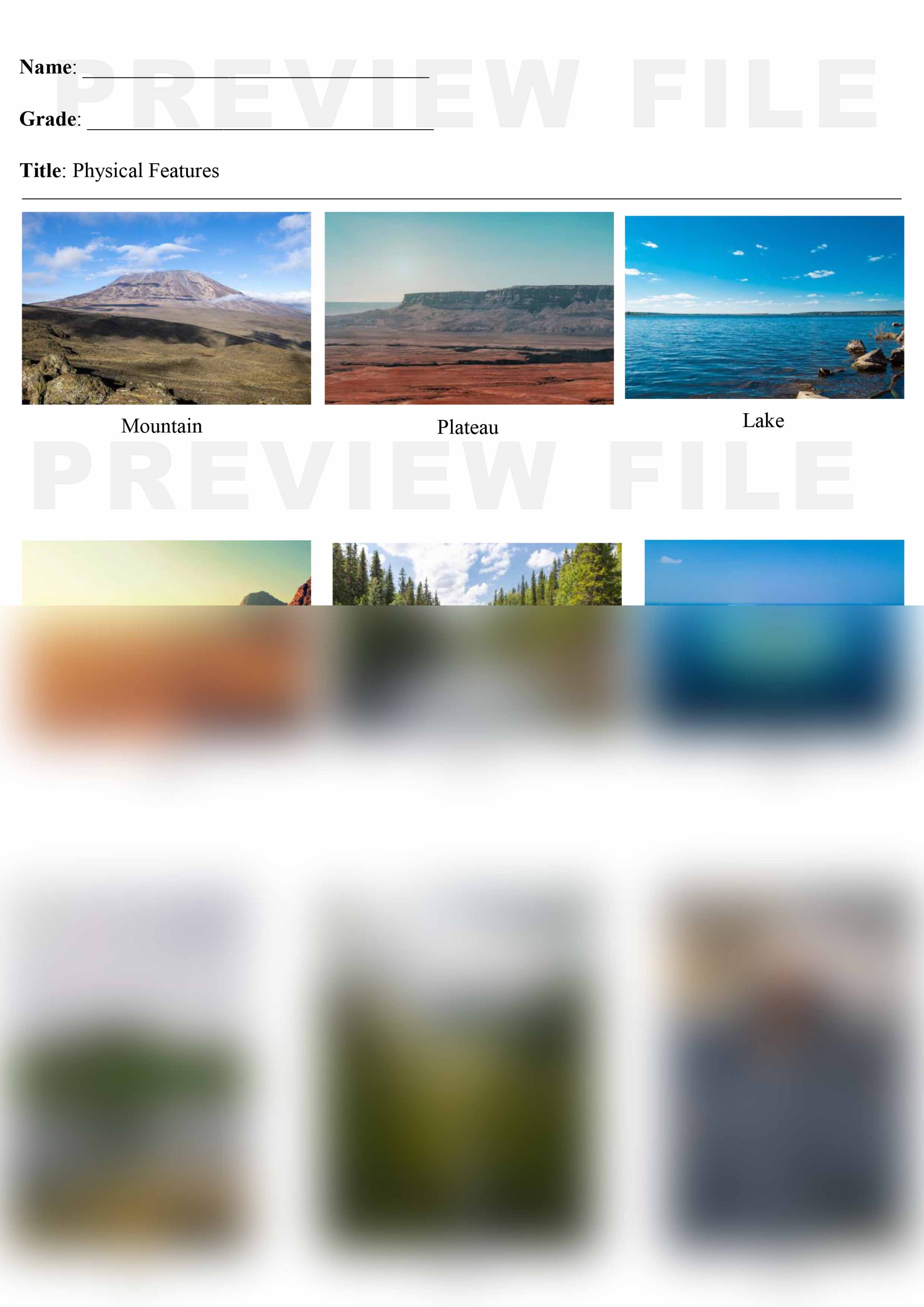 CBC search engine | Physical Features